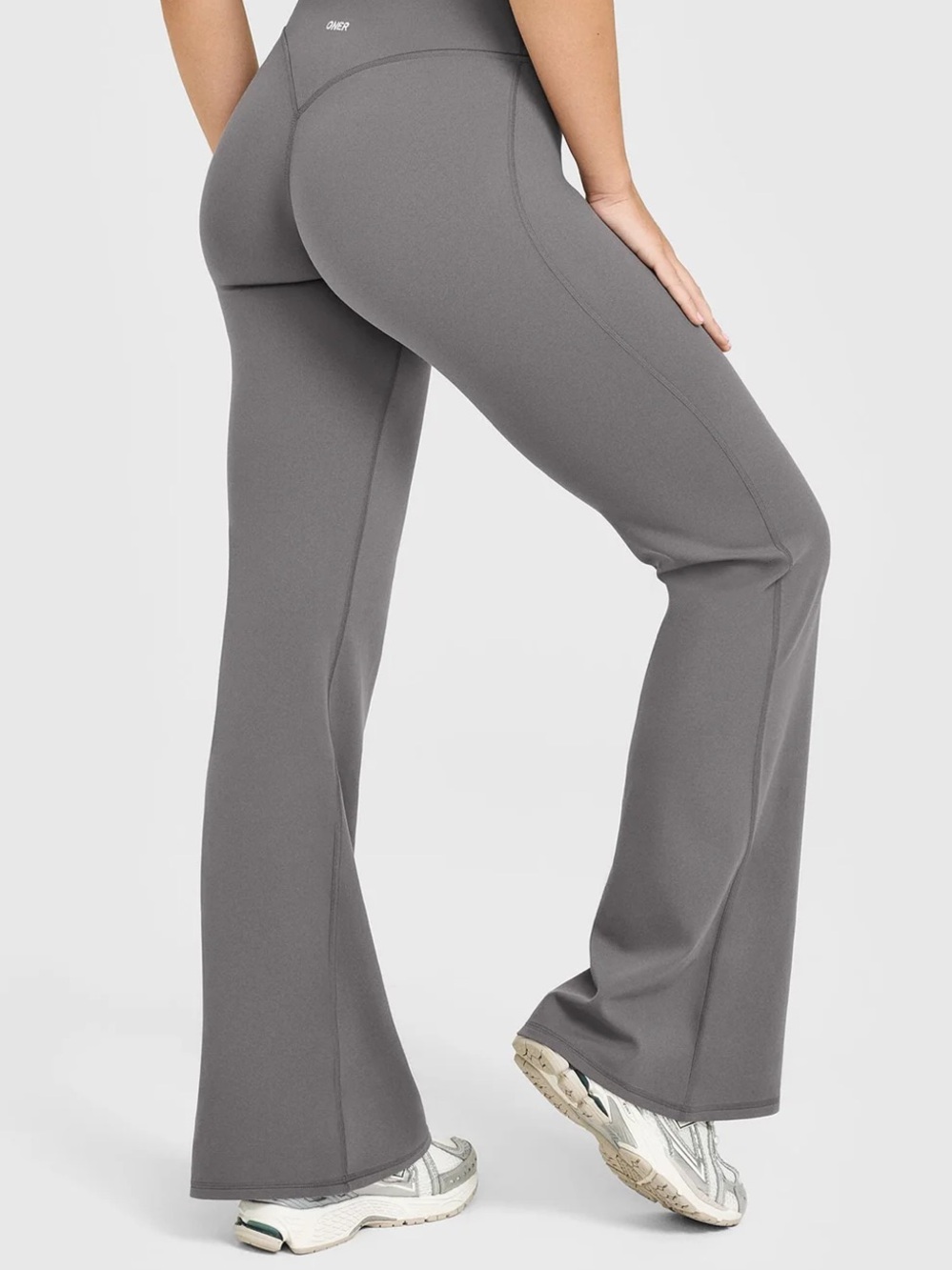 Oner Active - SoftMotion Flared Bottoms with White Logo (Ash Gray)